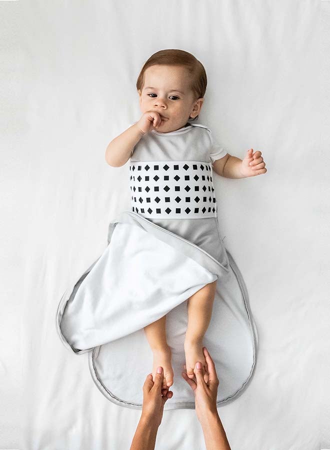 Nanit Breathing Wear Sleeping Bag - 100% Cotton Baby Sleep Sack - Works with Nanit Pro Baby Monitor to Track Breathing Motion Sensor-Free, Real-Time Alerts, Size X-Large, 18-24 Months, Pebble Grey - Image 2